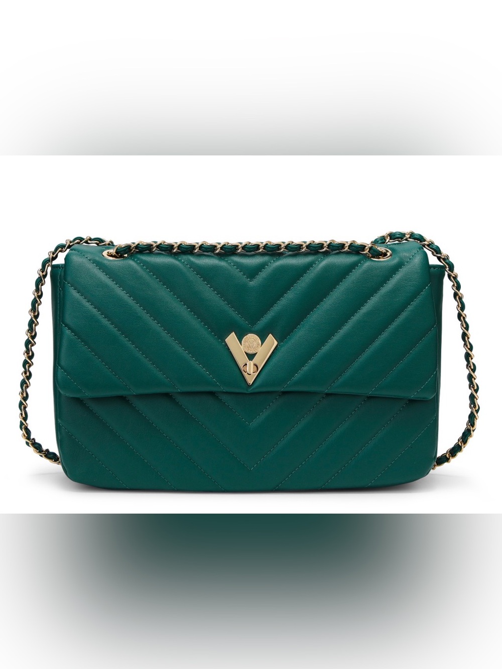 Valentino Orlandi Angel Crossbody Bag in Forest Green